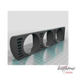 BMW E30 Üçlü 52mm Konsol Gösterge Podu